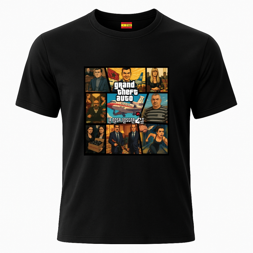 Camiseta "GTA ( LA ROSA NOSTRA)"